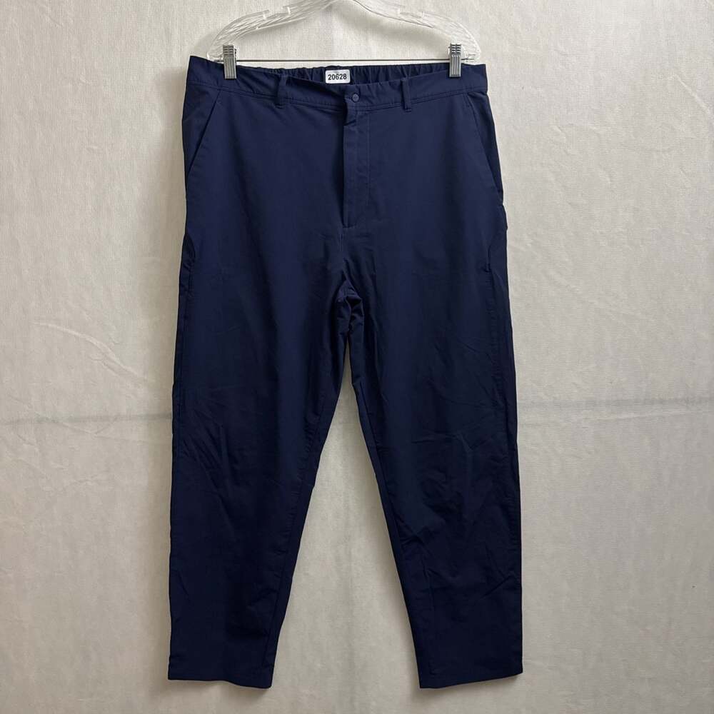 RLX Ralph Lauren Men's Size 36 Dark Blue Nylon Straight Leg Performance Pants